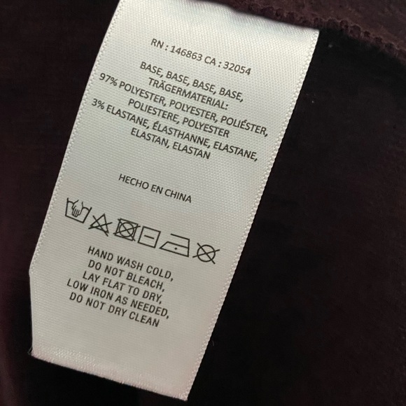 - Mare X Anthropologie burgundy mini tunic dress - Picture 8 of 8